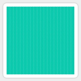 Herringbone Pattern - Green Sticker